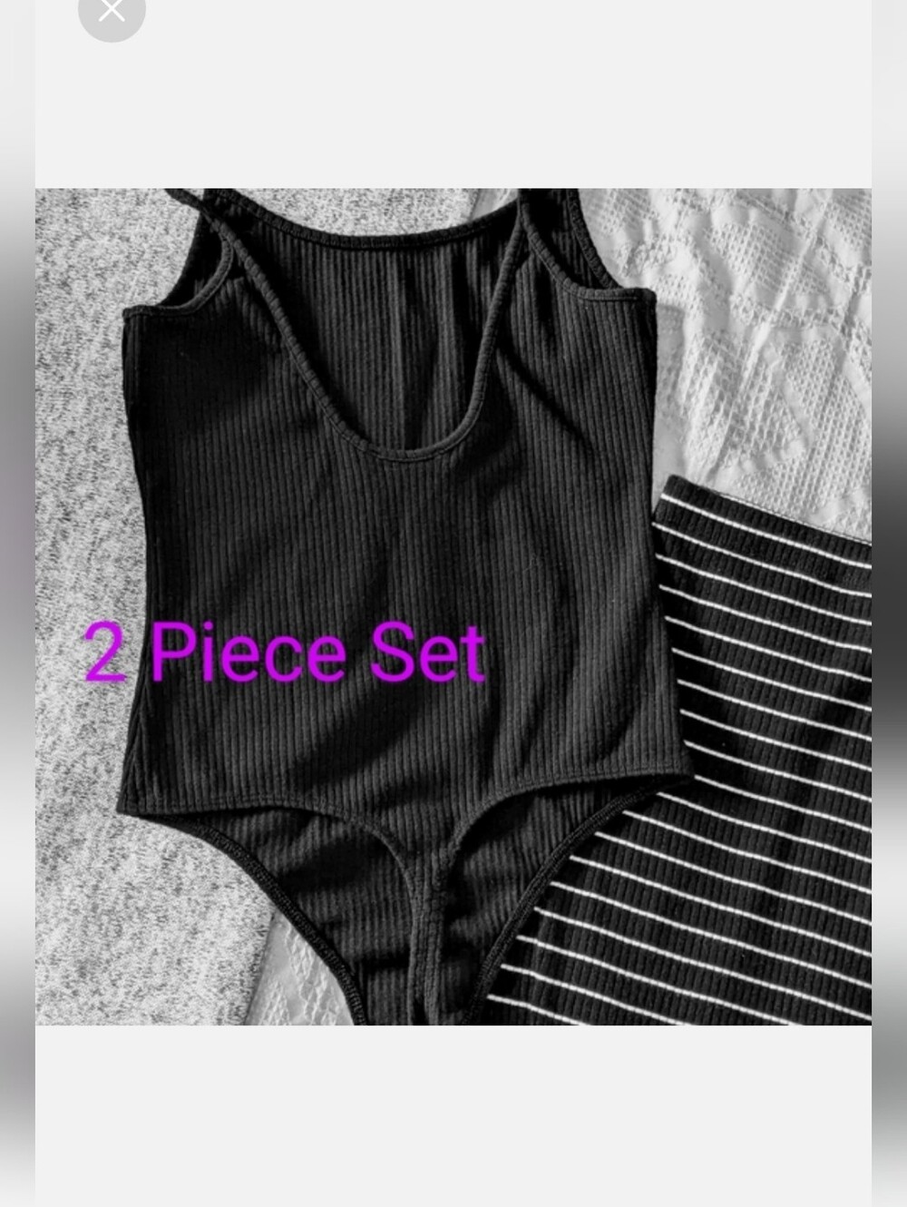 Ribbed🖤knit 2 piece set